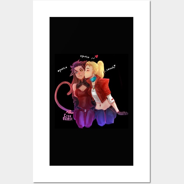 Catra & Adora Wall Art by Cyan-Orange